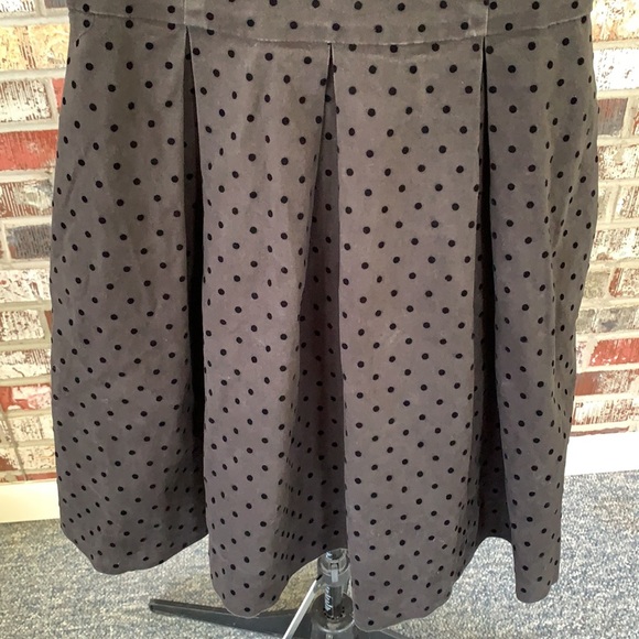 Gap Heavy Cotton/Velvet Polka Dot Dress - Picture 5 of 6